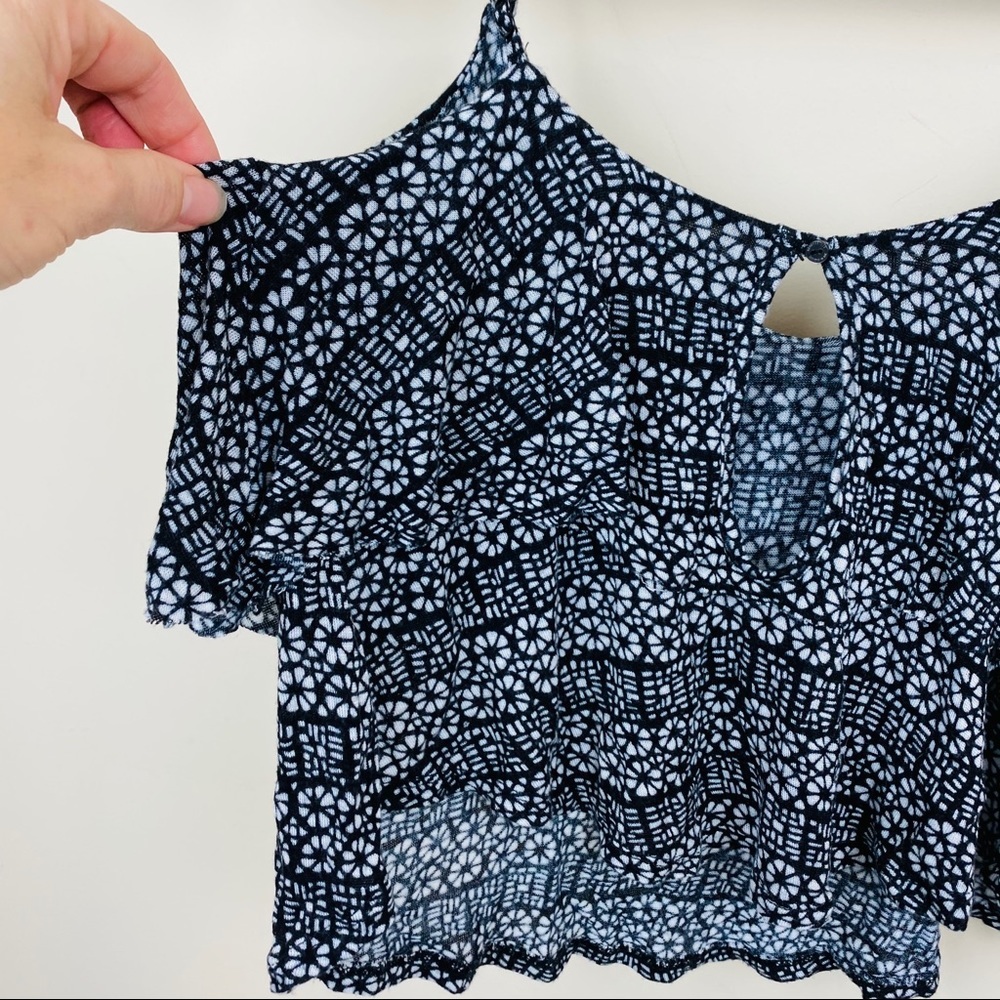 🍀[Aeropostale] Ruffled Tank Top; Size XS/TP - Picture 4 of 7
